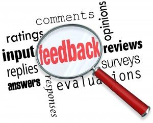 Feedback image via Shutterstock