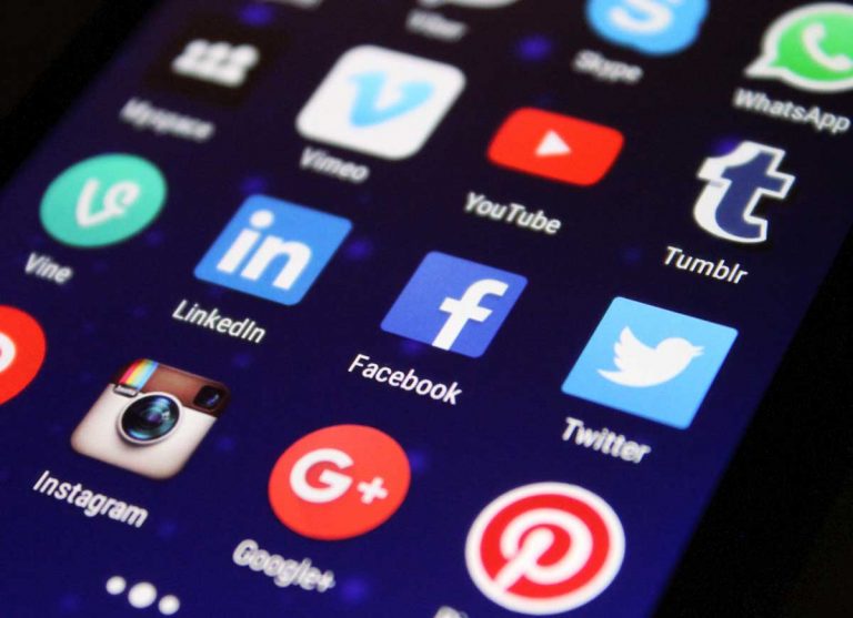 An illustration of social media